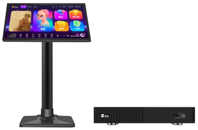 音創(chuàng)H70 新款智能語(yǔ)音點(diǎn)歌機(jī)分體機(jī) 4K高清雙系統(tǒng)家用KTV卡拉OK點(diǎn)唱機(jī) H70-21.5寸4K分體機(jī) 1T硬盤