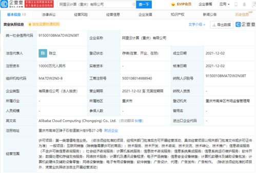 阿里云深耕西南 重慶新公司賦能數據處理與存儲服務新格局